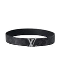 Black Checkered Reversible Belt 40mm
