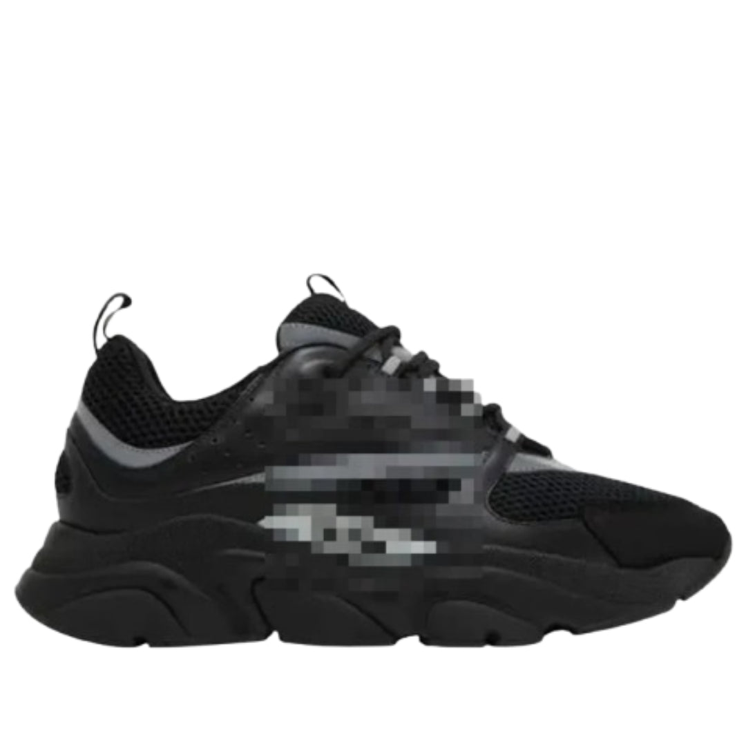 Black Silver Stripe Runners